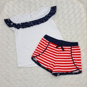 Patriotic girls' outfit size 5